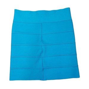 3/$15 Forever 21 Blue Green Bandage Mini Skirt Size XS